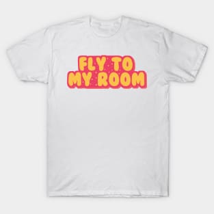 BTS song fly to my room typography T-Shirt